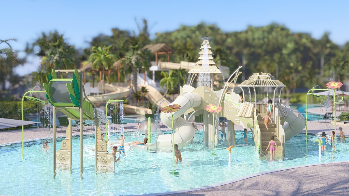 Concepts like Tanah Kuil, inspired by the spirituality and traditional architecture of Bali, demonstrate how a cultural idea can be reinterpreted to create playful universes where history, landscape, and contemporary design coexist naturally.