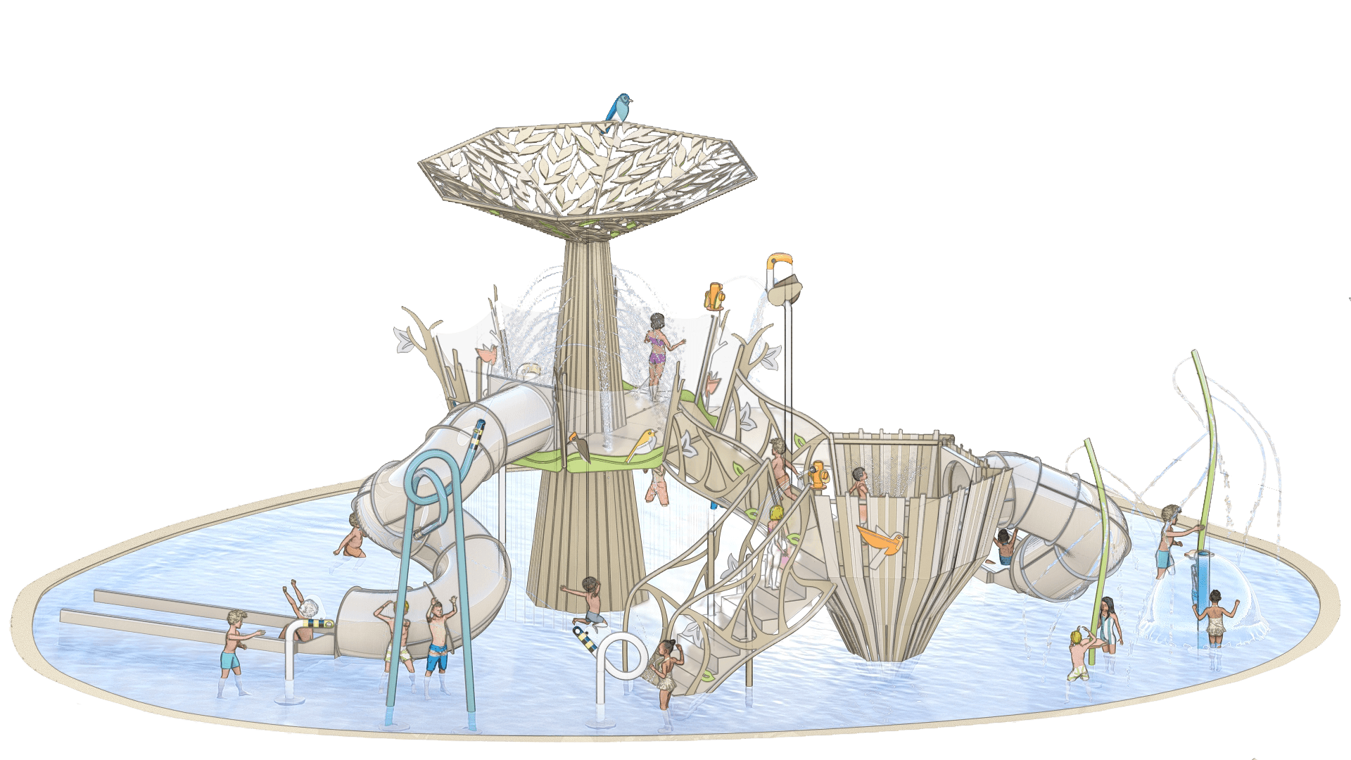 Esquisse d'un projet de waterpark