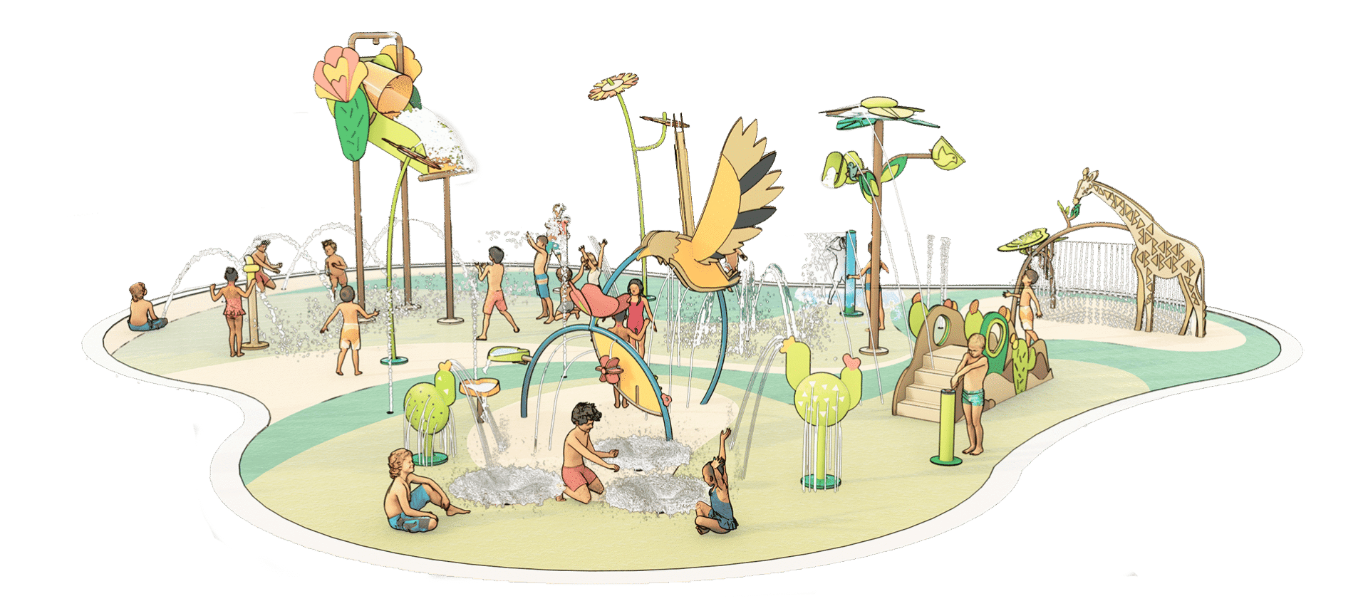 Splashpark, illustration