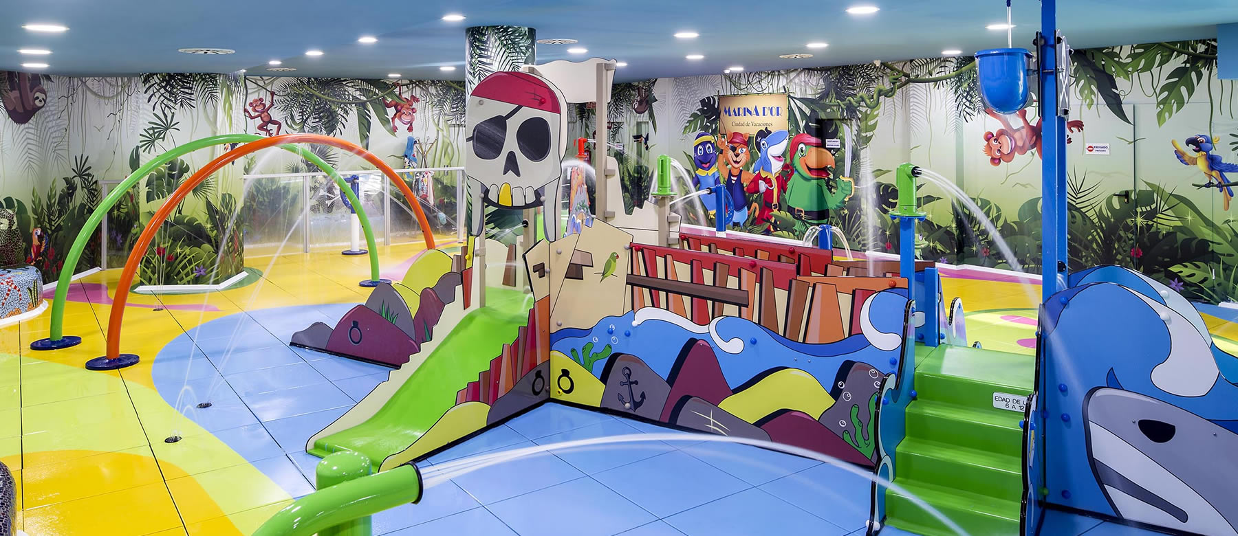 Atracciones acuáticas indoor