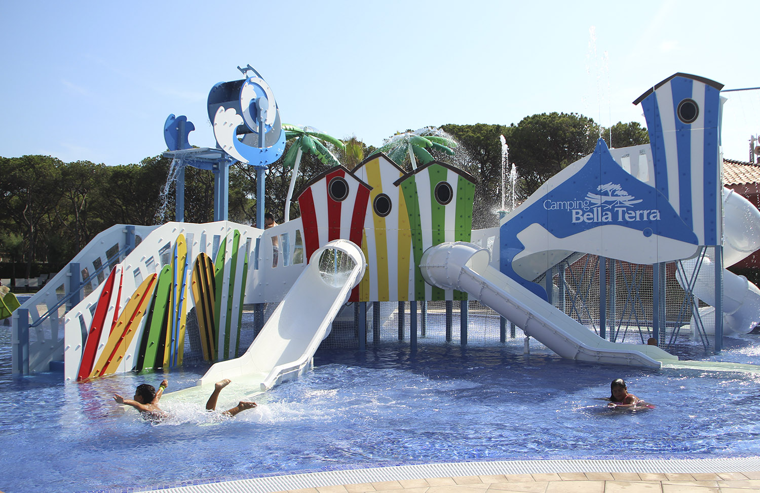 Ventajas de un parque de agua para campings