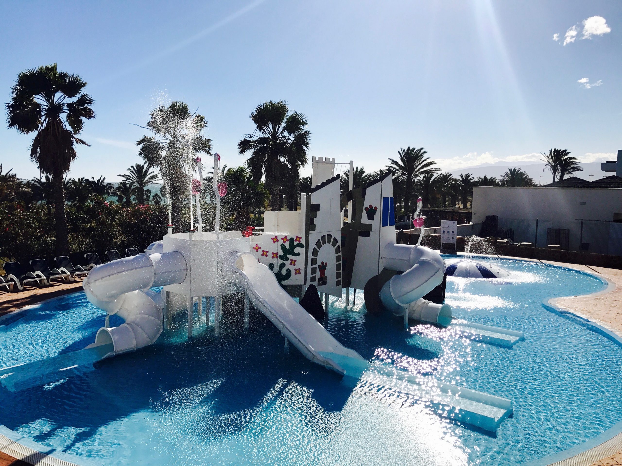 Toboganes de agua en hoteles