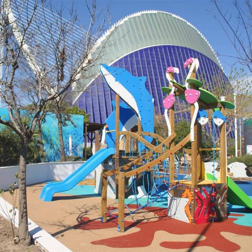 Mobiliario parques infantiles ISABA